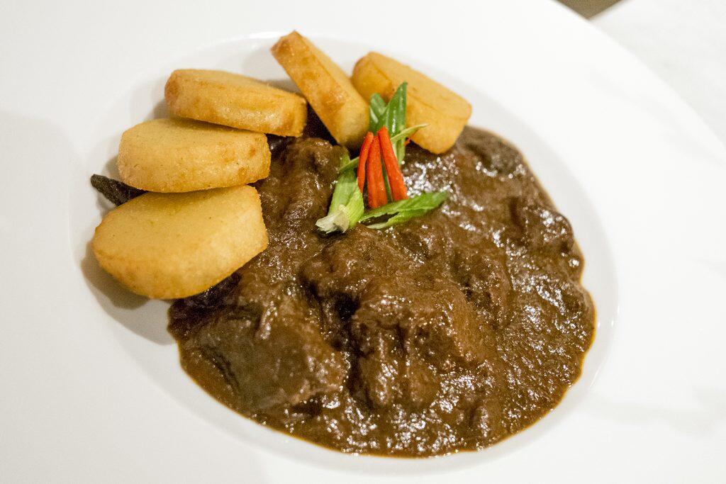 venison and boar goulash Prague Food Tour