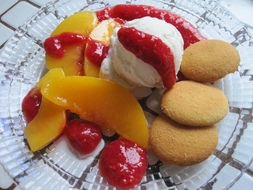 Peach Melba