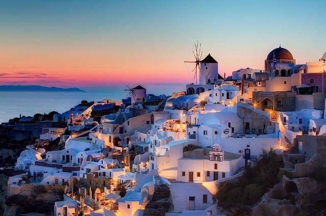 Santorini - wine region Greece