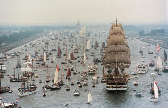 Boat parade SAIL Amsterdam