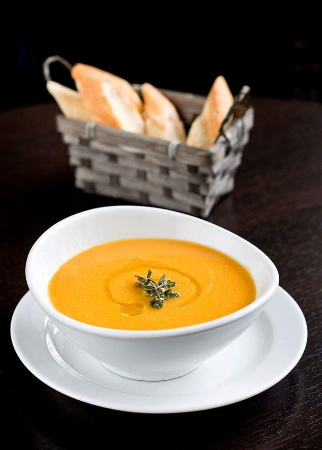 Culinaria pumpkin soup- Thanksgiving - Prague