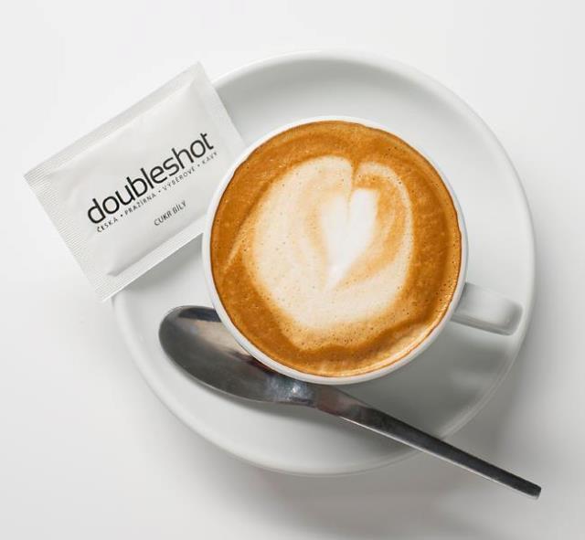 Doubleshot Coffee at kavarna muzeum Prague