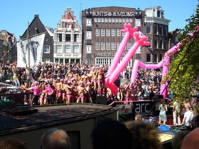 Gay Pride Amsterdam parade