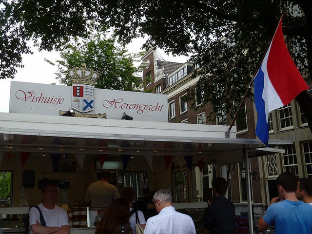 Herring Vishuisje Herengracht Amsterdam