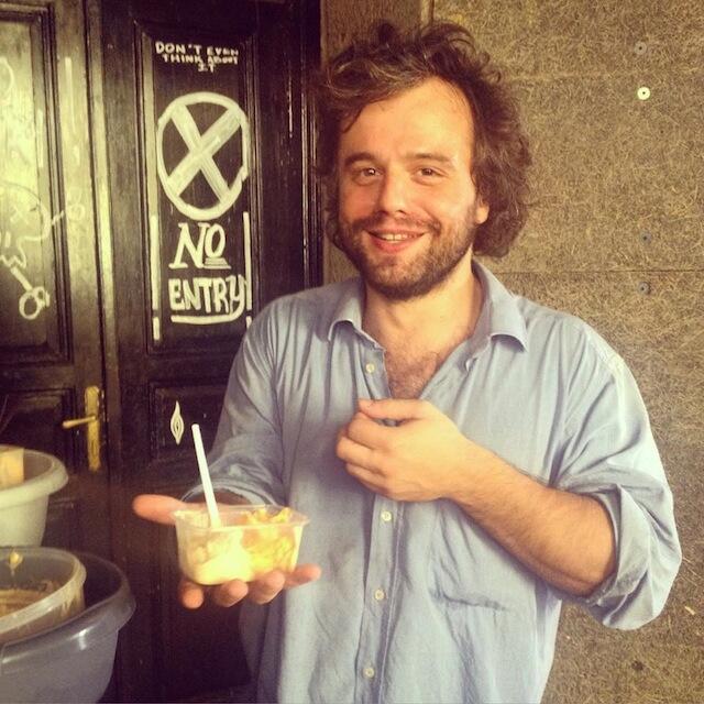 Homemade sorbet from a Restaurant Day Pop-up Shop