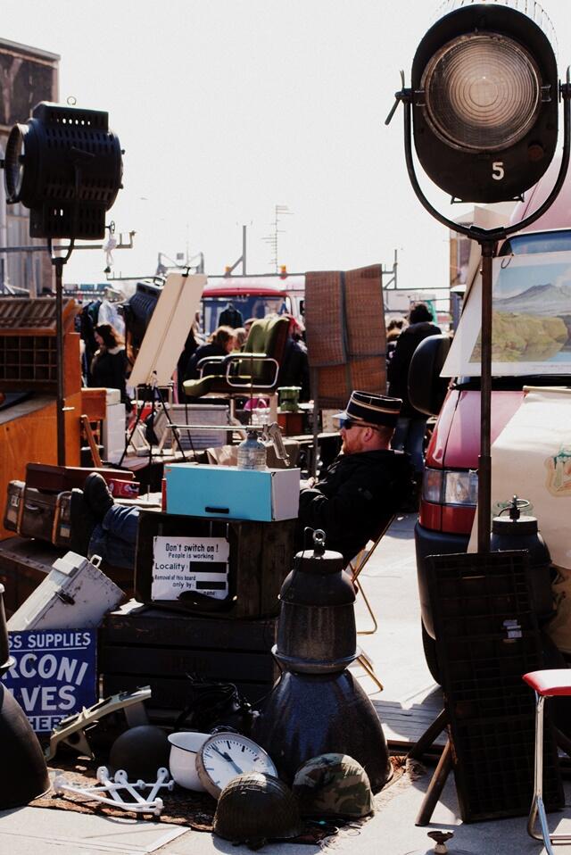 Ijhallen flea market Amsterdam Noord