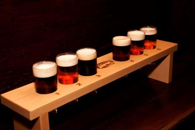 Jama flight of beer Prague