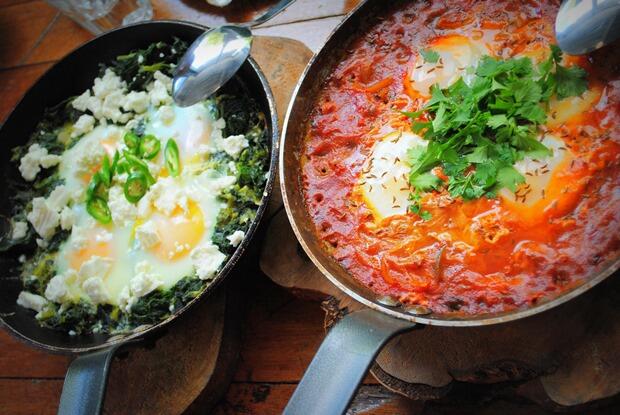 Paviljoen van Beuningen Shakshuka pans