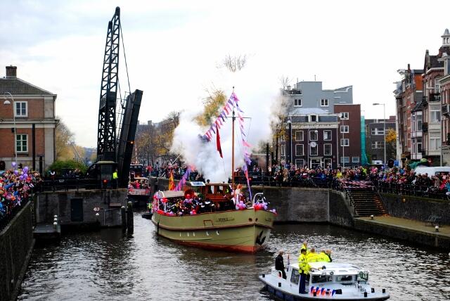 Sinterklaas arrival Amsterdam