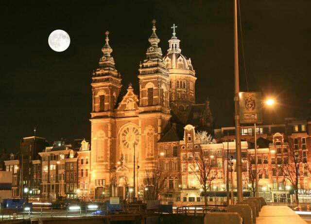 Street Scene, Amsterdam, Holland