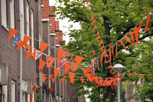 World Cup bunting Amsterdam