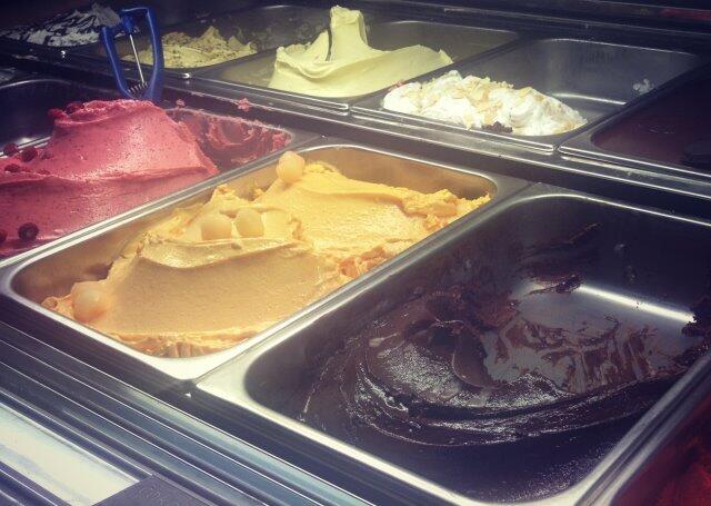 Cacao ice cream Prague