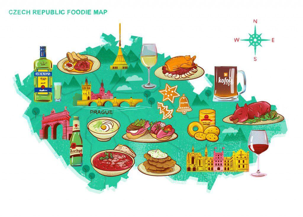 Czech Foodie Map - Eating Prague