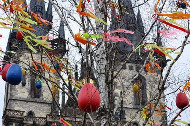 old town easter prague