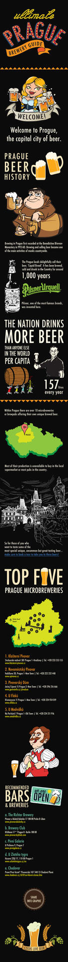 Prague Beer Infographic