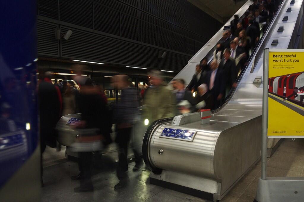 Rush hour in London
