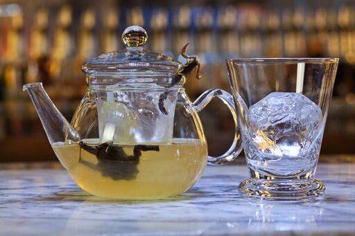 Langham Tarantula and Scorpion cocktail