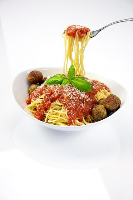 Spaghetti with Meatballs - Italian comfort food in London. Photo: The Culinary Geek, Flickr