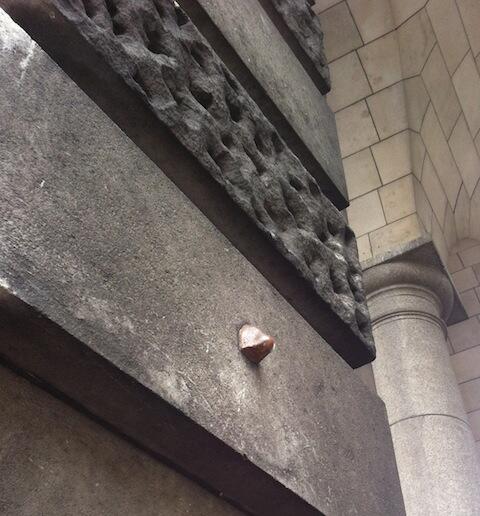 The nose attached to Admiralty Arch, London