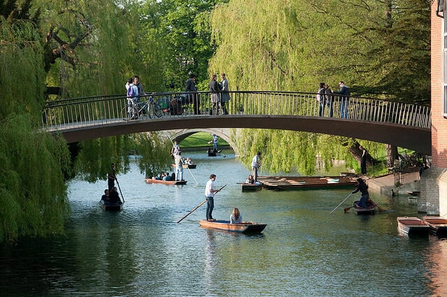 Give Cambridge a punt on day tours from London. Photo: Franklin Hunting, Flickr