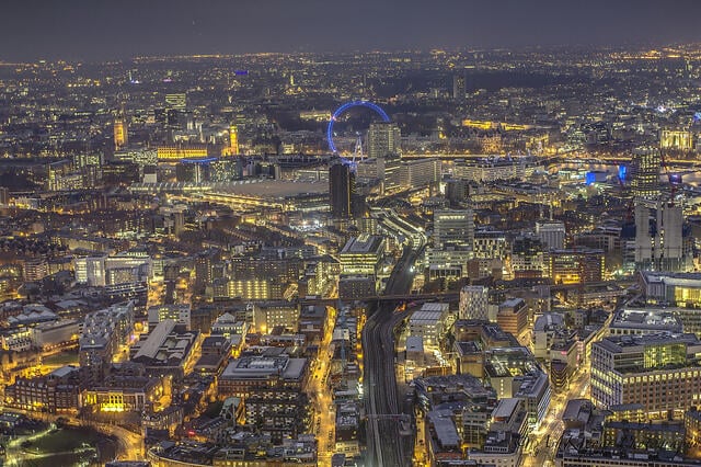 View from the Shard - London
