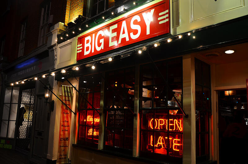 Big Easy, London. Photo by Ben Sutherland.