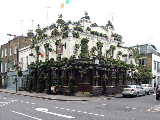 Churchill Arms - Thai food International Restaurant, Notting Hill