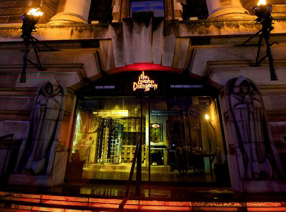 The London Dungeon is a scary place at the best of times!