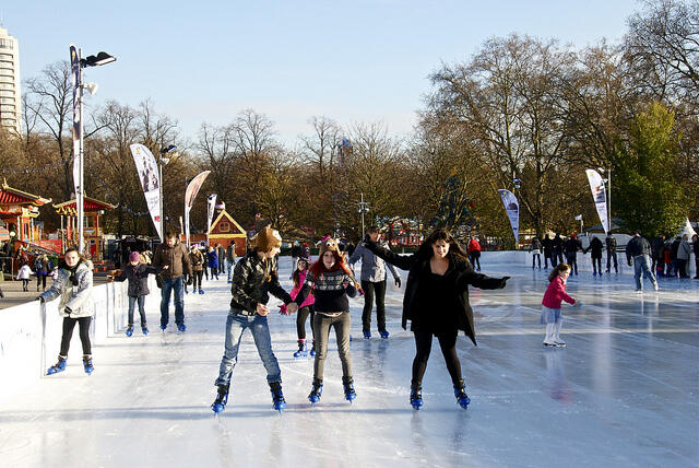 Ice Skating in London by Herry Lawford.
