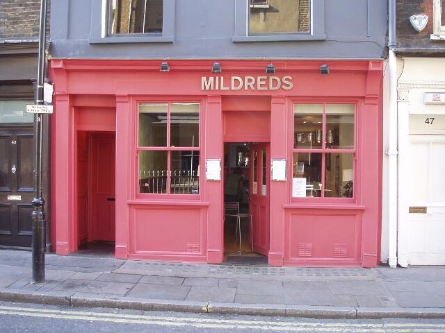 mildreds - vegetarian restaurant London
