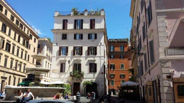 The piazzetta is the center of Monti.