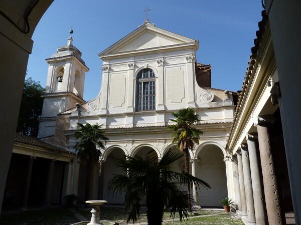 Pretty Basilica San Clemente above ground.