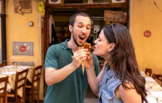 Twilight Trastevere Rome Food Tour