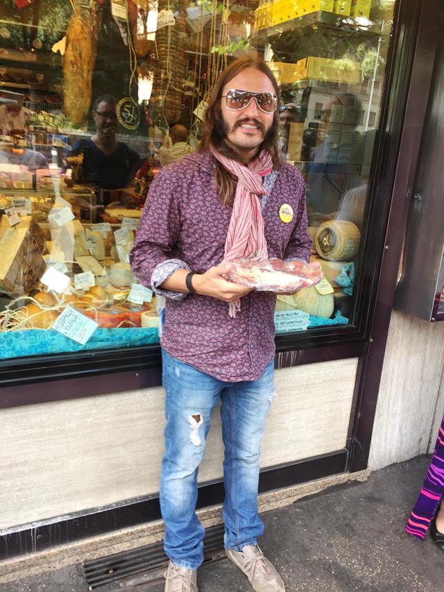 Domenico Eating Italy tour guide 1