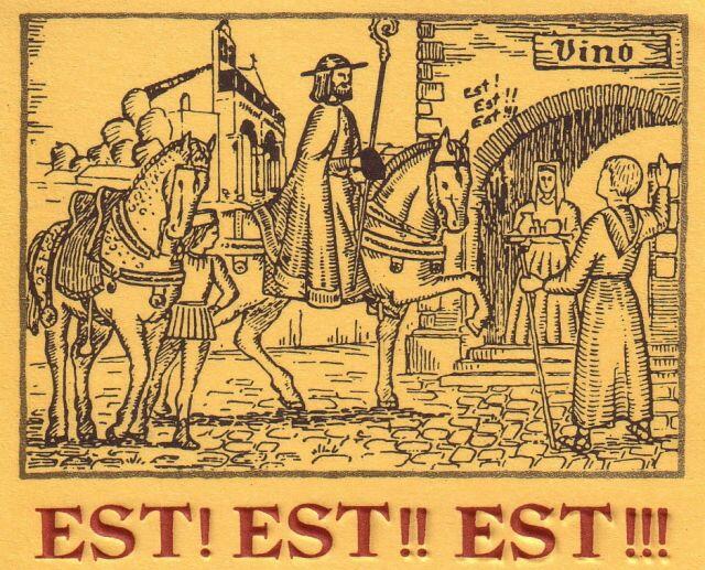 Est Est Est wine label