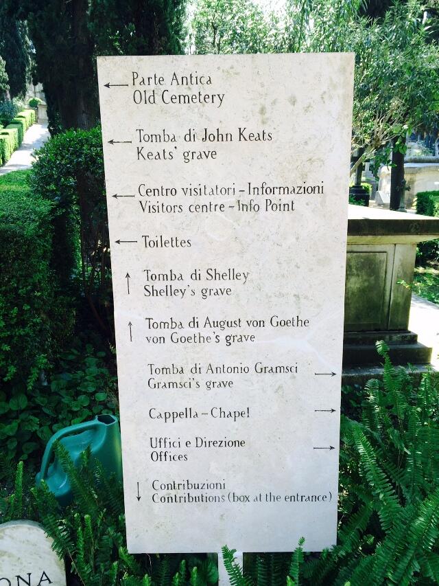 Testaccio cemetery Rome