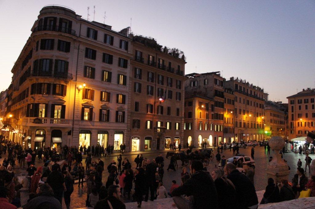 All your designer shopping can be done right by the Spanish Steps