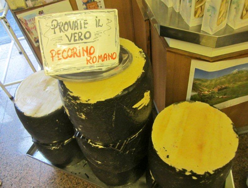 "Cacio" at Antica Caciara in Trastevere.
