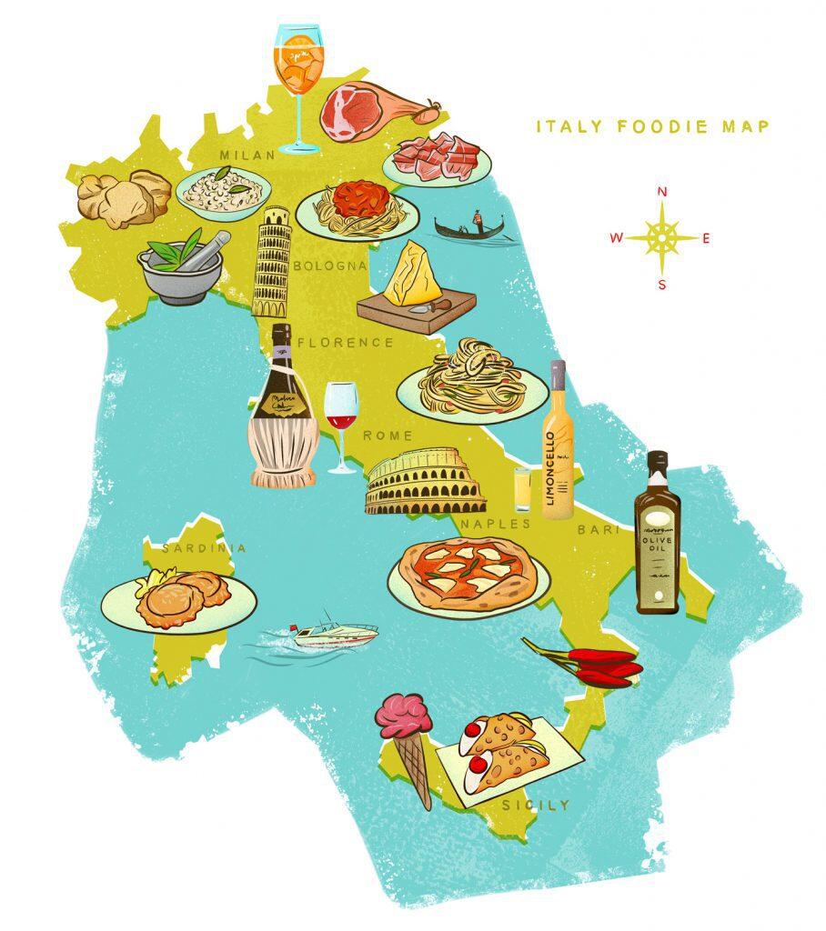 Italy Food Map - Eating Europe