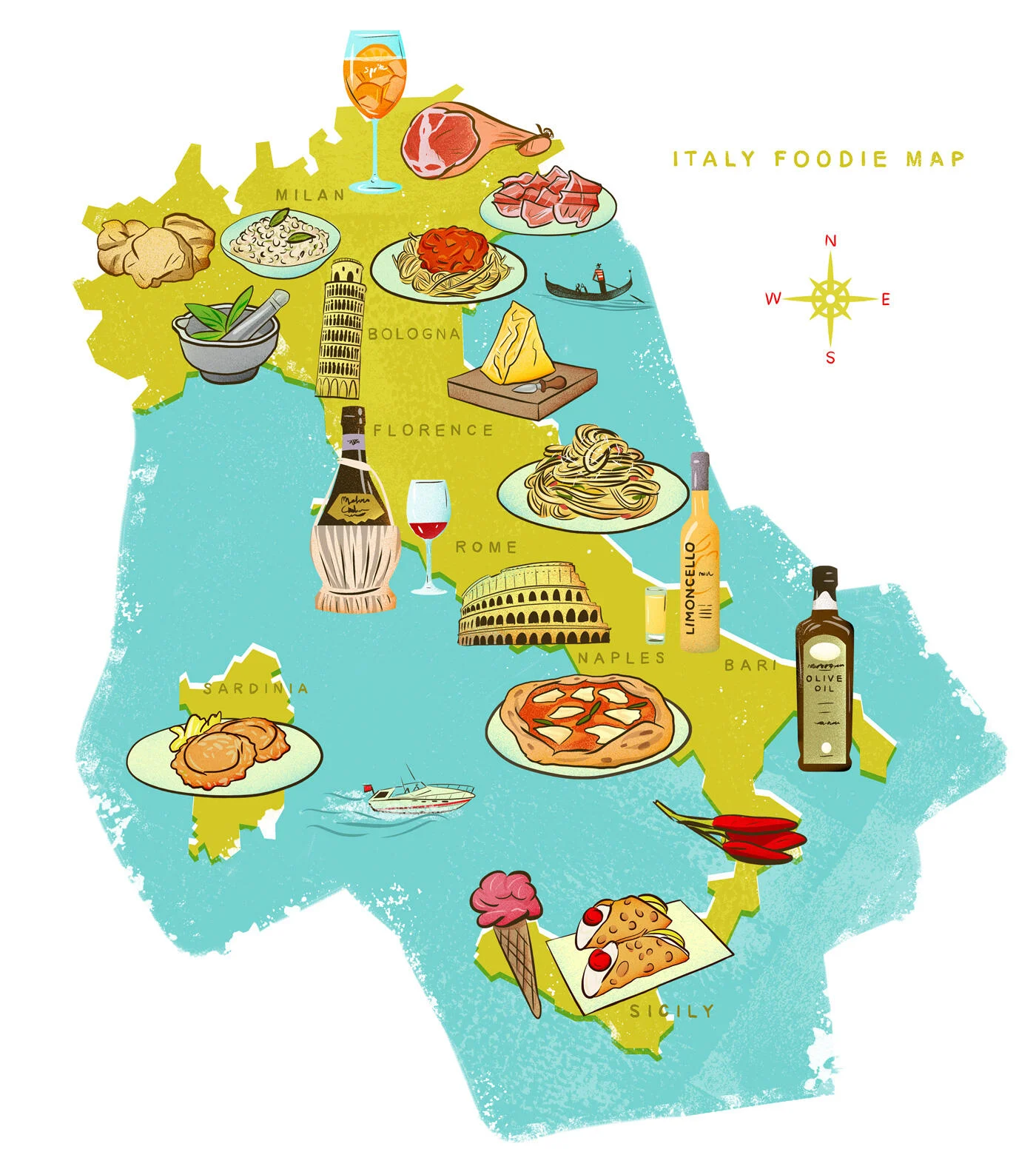 Italy Food by Region