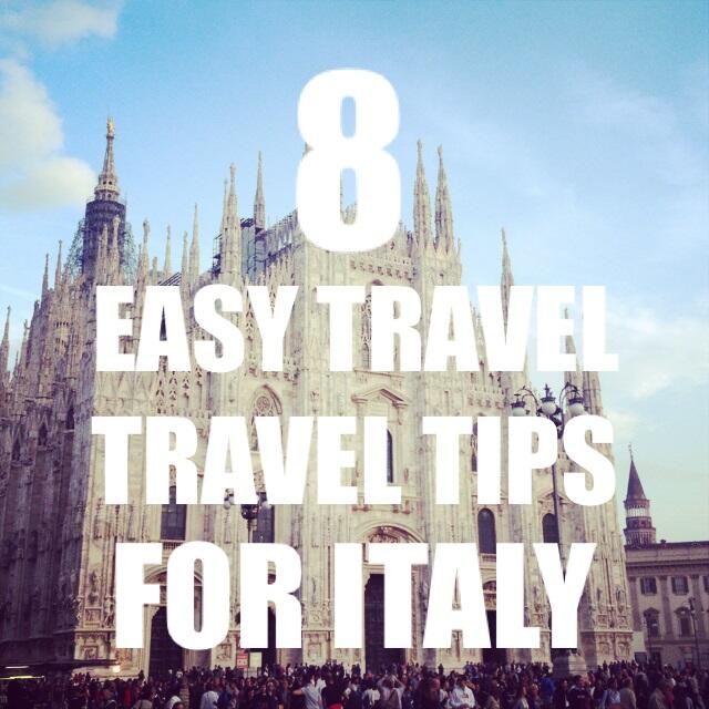 travel tips italy