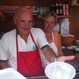 Enzo and Lina at the Testaccio Market