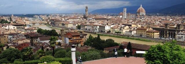 The incredible view from the Piazalle Michelangelo (Photo credit: )