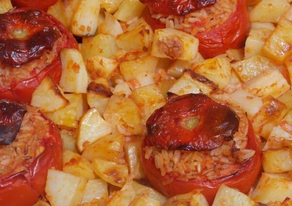 Pomodori Ripieni di Riso con Patate (RECIPE)