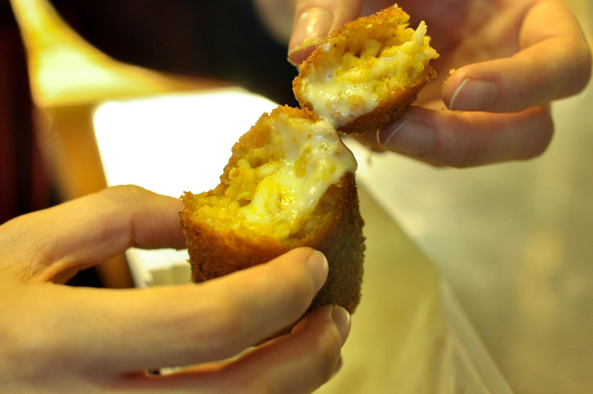 Delicious suppli from Pizzarium in Prati (Photo Credit: Lynn Chaya)