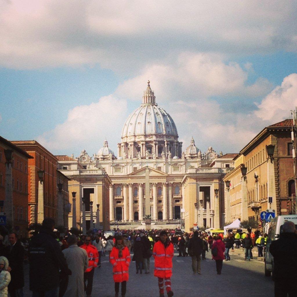 Tall and proud - the beautiful dome of St Peter