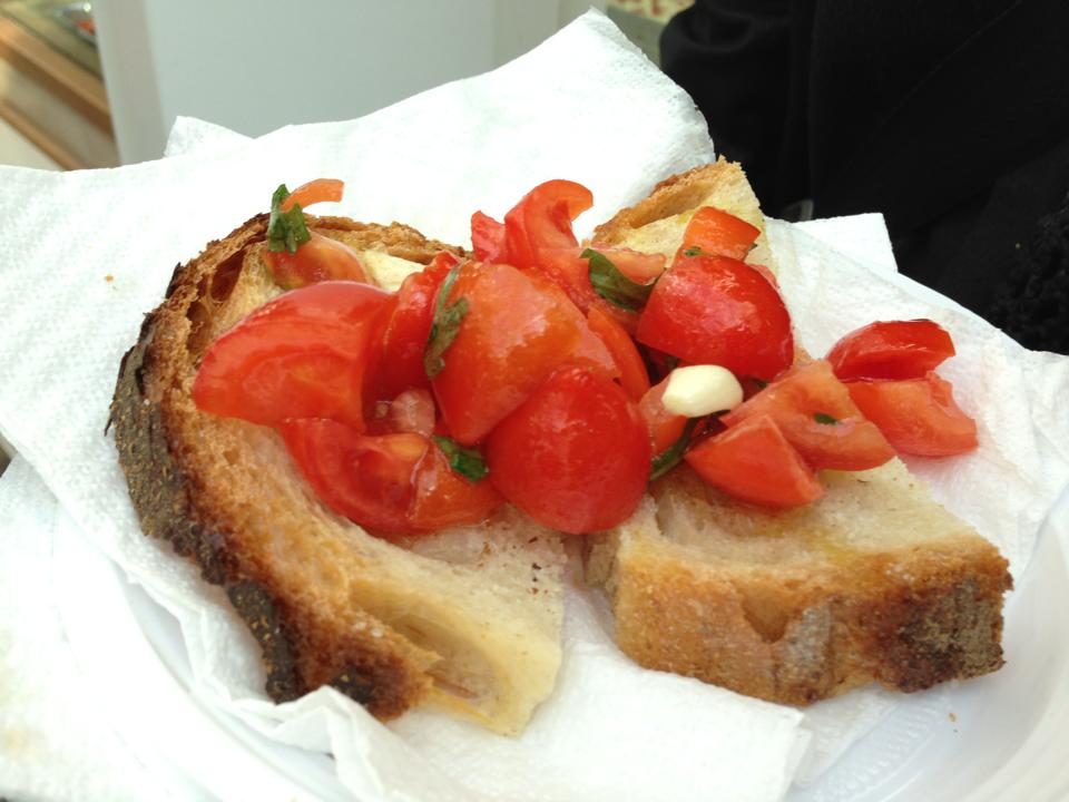 Bruschetta - a delicious vegan option