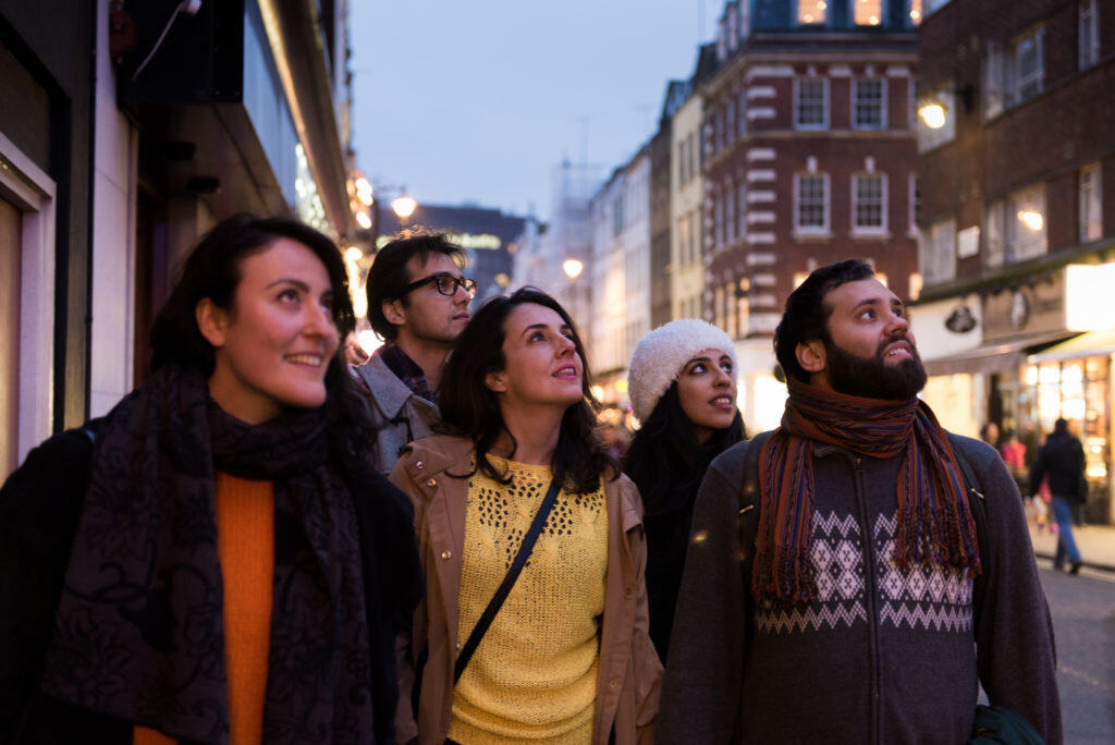 Soho London at Dusk