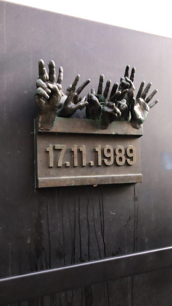 Velvet Revolution Memorial | Prague Food Tours | Eating Europe
