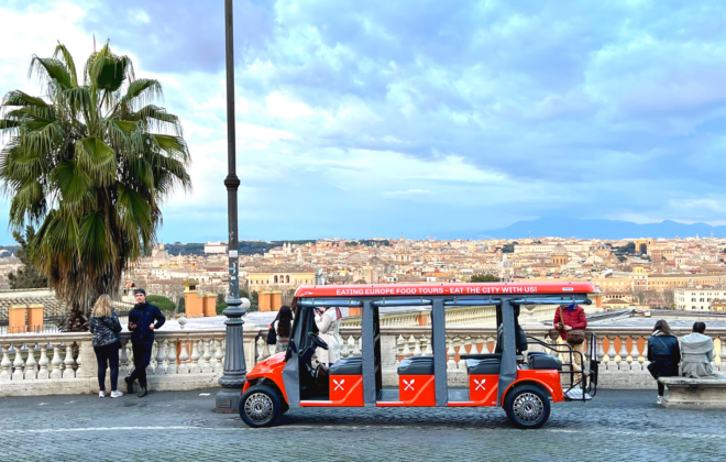 VIP Golf Cart Food Tour in Rome